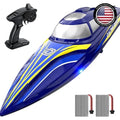 Lightning Wave Racer 14' RC Boat - Self-Righting & Water-Sensing for Fun