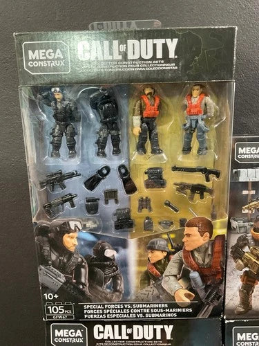 Mega Construx Call of Duty 4-Pack Mixed Lot - Black Ops 4 - New in Box