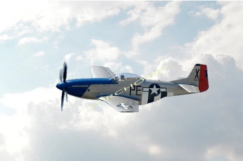 P-51D Mustang 38" Wingspan RC Airplane Kit Laser Cut Wood Short Kit + Plans