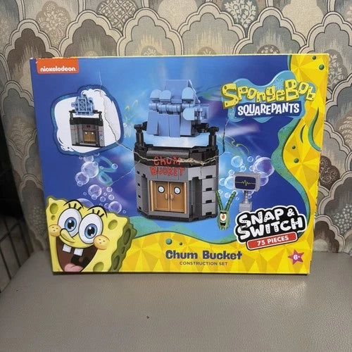 Spongebob Squarepants Chum Bucket Construction Set 75 Pieces discounted