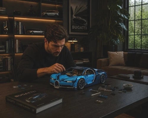 Bugatti Style Supercar Building Blocks Set Approx 3599 PCS Display Model No Box