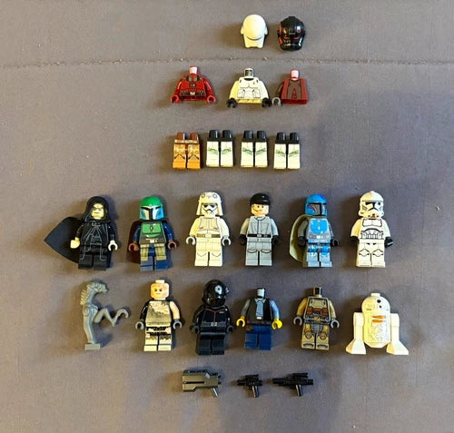 MEOW Star Wars Minifigures Lot - Assorted Minifigures & Parts, MINIFIGURES Theme