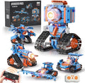 5in1 Robot Building Kits for Kids 6-12, APP & Remote Control STEM Robot Building