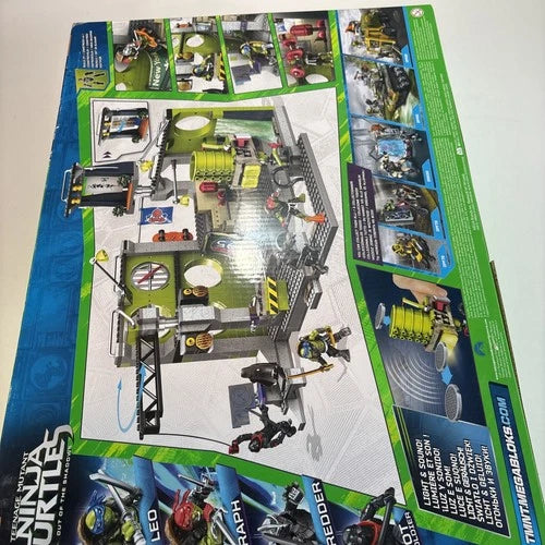 Mega Bloks Teenage Mutant Ninja Turtles Turtle Sewer Lair Sealed Retired