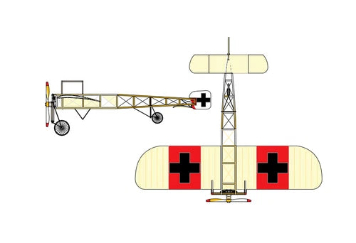 Bleriot XI Peanut Scale 13" WS RC Airplane Laser Cut Balsa & Ply Kit With Plans