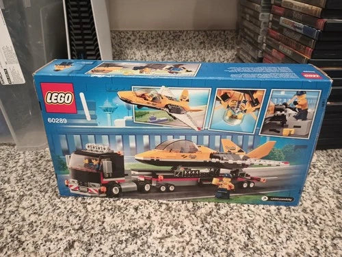 LEGO CITY: Airshow Jet Transporter (60289) new in sealed box wear