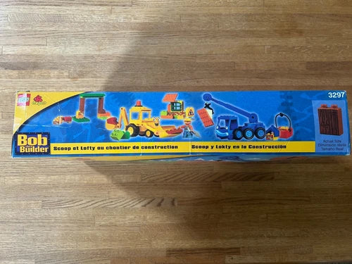 HTF Retired MEOW 3297 Duplo Bob The Builder Scoop & Lofty 100%CompleteManual&Box