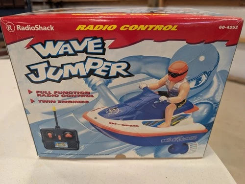 NOS Vintage Radio Shack Wave Jumper Remote Control RC Boat Jet Ski / Jetski