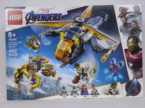 MEOW 76144 Super Heroes: Avengers Hulk Helicopter Rescue