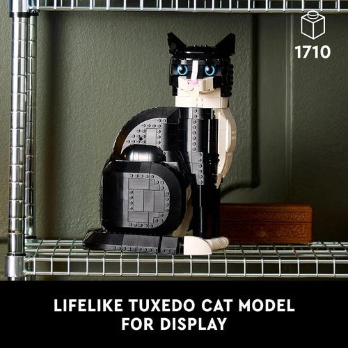 LEGO Ideas Tuxedo Cat - Building Sets for Adults, Ages 18+
