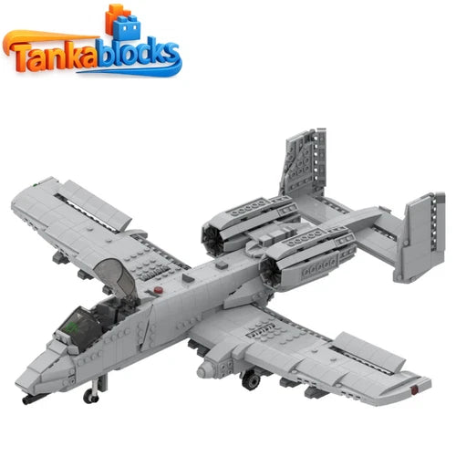 MOC-46317 Fairchild Republic A-10 Thunderbolt II building blocks Toys gift