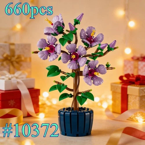 LEGO® Botanicals 10372 Hibiscus Flower Building Set 18+ Home Office Decor Gift