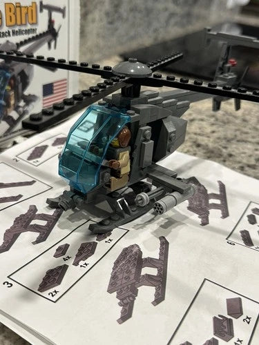 Brickmania AH-6 Little Bird Light Attack Helicopter Kit