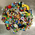 LEGO 2lb Huge Bulk Lot Minifigure Parts Heads Torsos Legs Accessories