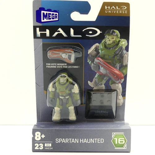 MEGA Halo Universe Spartan Haunted Fan Vote Winner 23pc Building Set HHC34 Rare