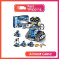 Sillbird STEM Robot Building Kit with Remote Control Gifts for Boys 8-14