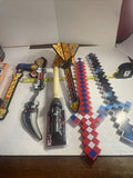 Lego Nexo Knights Axl Foam Axe Weapon Sword Cosplay RARE With Minecraft Swords