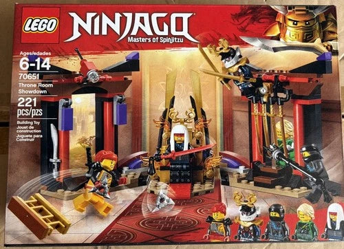 Lego Ninjago Hunted Season 9 SEALED SET 70651 Throne Room Showdown 5 minifigures