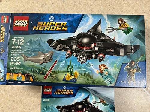 MEOW DC Super Heroes 76095 Aquaman: Black Manta Strike Complete Set Box 235pc