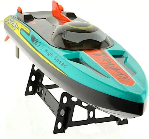 Tornado RC Boat, Brushless Motor 40+mph Racer, LED Night Sailing, Auto-flip