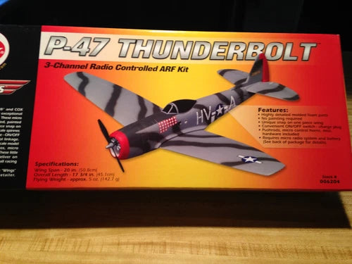 Cox Wings P-47 Thunderbolt RC Airplane - ARF Kit Version