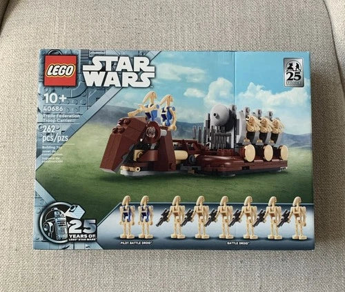 LEGO Star Wars Trade Federation Troop Carrier 40686 & AAT 30680 25 Years Sets