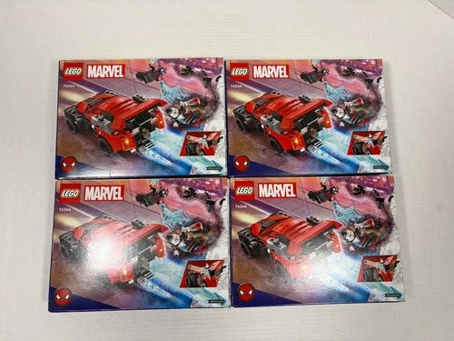 Lot of 4 - Lego Miles Morales vs Morbius sets - New Factory Sealed