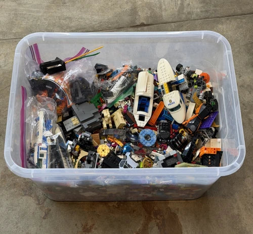 Bulk Lego Lot 20 Pounds Random Mixed Pieces Helicopter