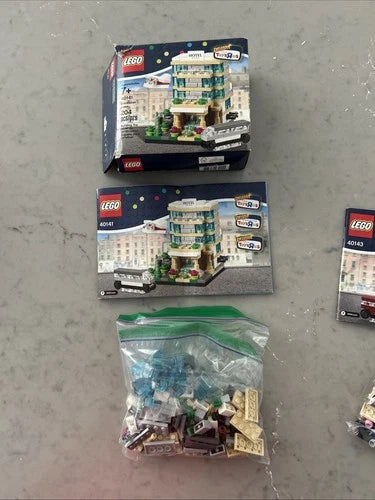 Lot of 4 LEGO Toys R Us Bricktober Sets 40141 40142 40143 40144 - All Complete