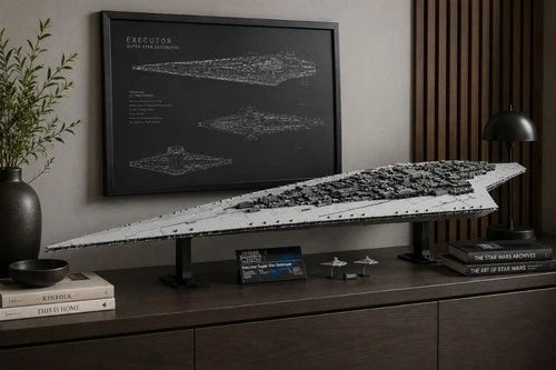 Super Star Destroyer 3150 + pcs 5 Minifigures Building Blocks Set 49 in No Box