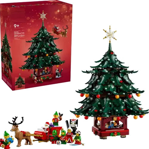 Family Christmas Tree Building Block Set Creative Holiday Gift Toy