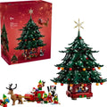 Family Christmas Tree Building Block Set Creative Holiday Gift Toy