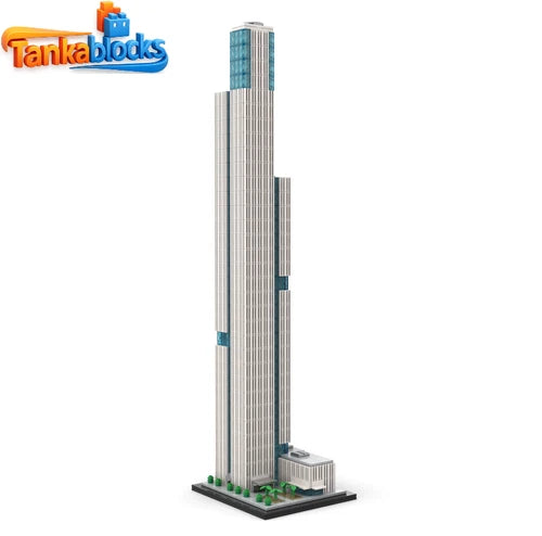 MOC-241968 Tower 1 at Nanjing Financial City Building blocks 3212pcs Toy Gift