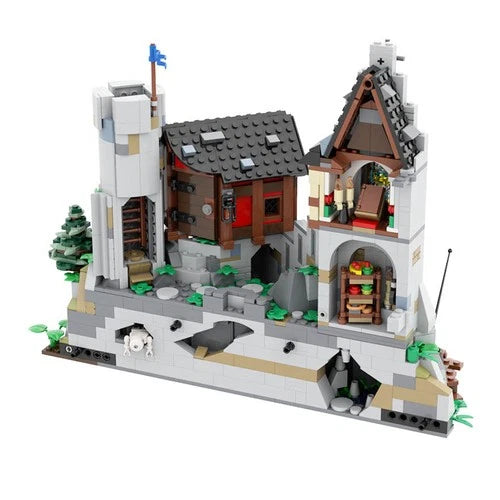 Modubrix Löwenstein Castle Official Expansion Model 3609 Pieces Building Kit Set