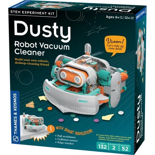 Cleaner Vacuum STEM Kit Dusty Build Desktop Robotic Sensors Thames Kosmos Robot