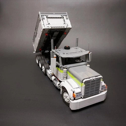 MOC Freightliner Classic Dump Truck Building Blocks Toys Set gift 1747 pcs