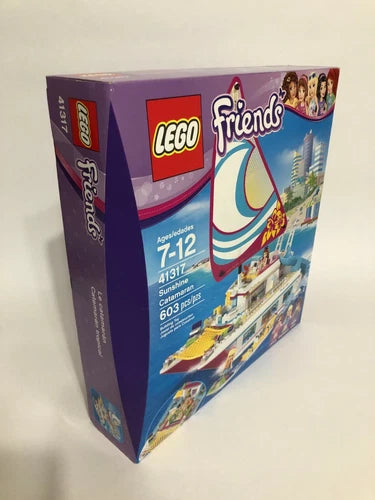 LEGO Friends 41317 Sunshine Catamaran - NEW - SEALED - RETIRED - DENTED BOX