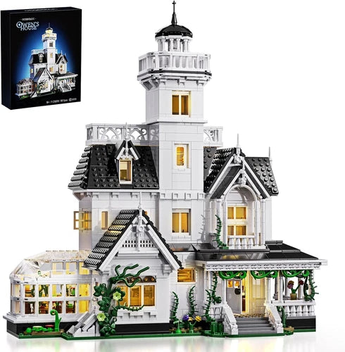 Magic House Building Set with LED Light, Owens House Blocks Toy Creator Archit