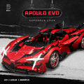 KBOX 1:8 Scale -- Apollo Evo HyperCar Building Blocks Set -- 3669 Pcs