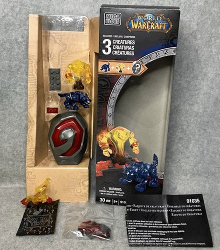 Mega Bloks 2013 World of Warcraft 91035 Creature Pack 1 with Box RARE