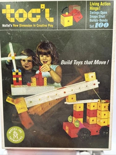 Rare Sealed TOG'L Building Set By Mattel Inc Toymakers #4602 Set Of 100 Pieces