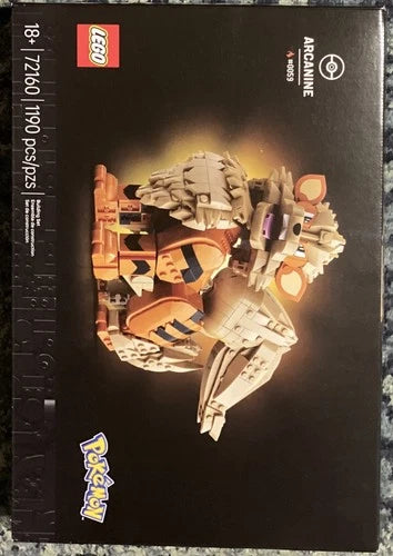 LEGO Pokémon Arcanine 72160 Collectible Building Set - SEALED BOX