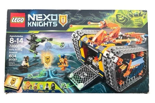 LEGO Nexo Knights Axl's Rolling Arsenal 72006 RETIRED 2018 Open Box/Sealed Bags