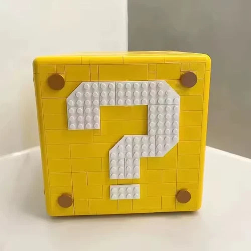 Super Mario 64 Question Mark Block 71395 MOC 2064 Piece Building Brick Set