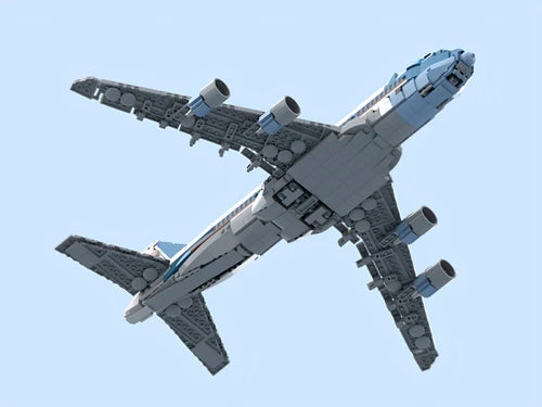 MOC-160923 Boeing 747 Air Force One Figurine building blocks Toys Set