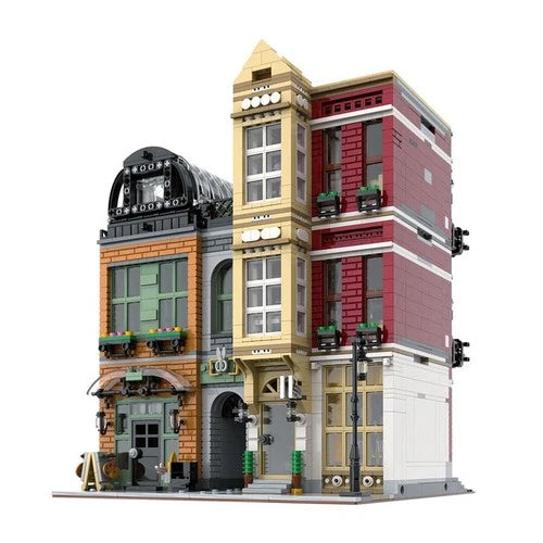 Modular City Street with Tailor Shop Stationery Store and Apartment 3680 Pcs