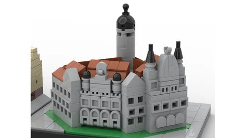 MOC-68076 Leipzig Skyline DIY Model building blocks Toys Christmas gift
