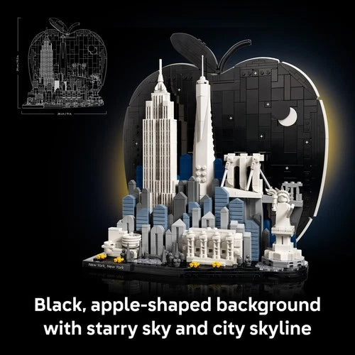 LEGO Architecture New York City – The Big Apple Building Set for Adults, Ages 18