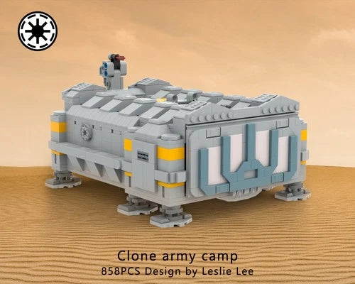 Mocs Bricks Toys Kits Clone Army Camp Building Blocks Sets 858 Parts MOC-169072