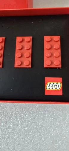 LEGO Employee Gift Box Six Core Value Red Bricks RARE 2008 Great For Collectors